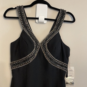 Alyce Designs Black‎ Beaded Formal Dress size 6